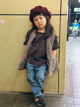 Chi Hsuさん(キッズ・90cm)の春コーディネート