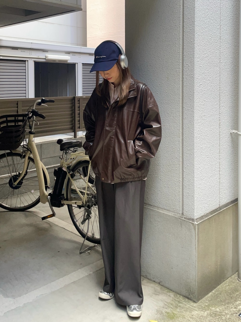bitaさんの「チャンピオン キャップ ロゴ ツイル ローキャップ Champion（Champion）」を使ったコーディネートの1枚目の写真