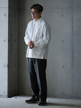 Sasaki Daisukeさんの（ISSEY MIYAKE | イッセイミヤケ）を使ったコーディネート