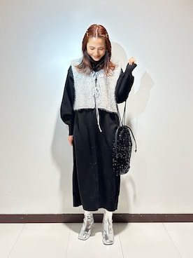 KAMEさん(レディース・160cm)の冬コーディネート