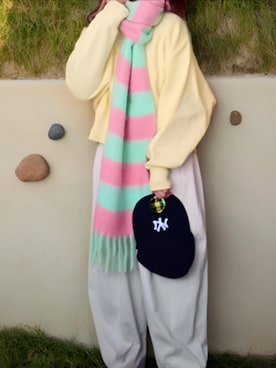 「NIKE(ナイキ)のアイテム(スウェット)」を使った、shominnohoshiさん(レディース・146cm)の冬コーディネート