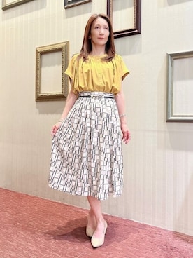 m.f.editorial スタッフさん(レディース・152cm)の夏コーディネート