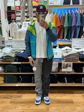 「NIKE(ナイキ)のアイテム(ナイロンジャケット)」を使った、杉澤俊哉さん(メンズ・179cm・50代)の春コーディネート