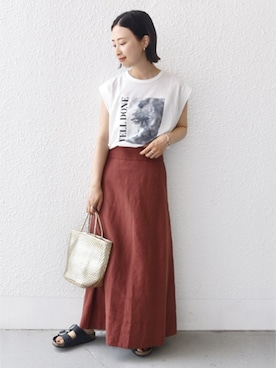 藤田さんの（＋81BRANCA | ハチイチブランカ）を使ったコーディネート