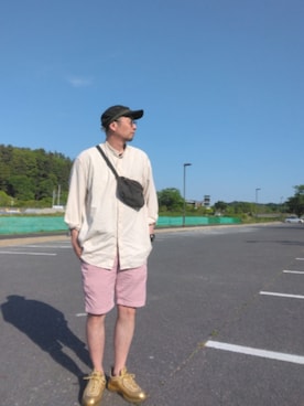 「NIKE(ナイキ)のアイテム(スニーカー)」を使った、ひこたさん(メンズ・179cm・40代)の春コーディネート