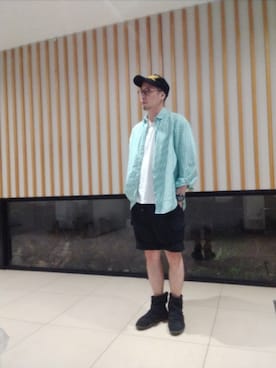 「NIKE(ナイキ)のアイテム(ブーツ)」を使った、ひこたさん(メンズ・179cm・40代)の秋コーディネート
