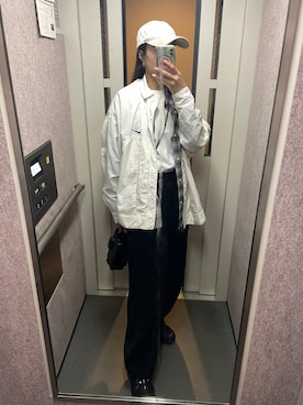 「NIKE(ナイキ)のアイテム(その他アウター)」を使った、mryさん(レディース・163cm)の春コーディネート