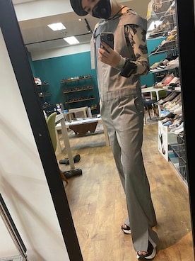 「iRENE(アイレネ)のアイテム」を使った、kari kitayamaさん(レディース・160cm)の夏コーディネート