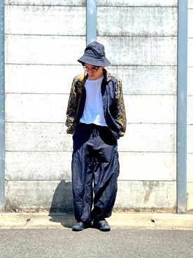 「NIKE(ナイキ)のアイテム(ブルゾン)」を使った、わたいしさん(メンズ・170cm)の春コーディネート