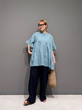 「URBAN RESEARCH DOORS(アーバンリサーチドアーズ)のアイテム(シャツ/ブラウス)」を使った、louisさん(レディース・153cm)の春コーディネート