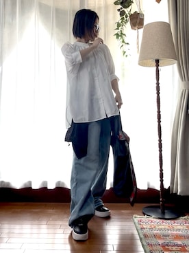 「NIKE(ナイキ)のアイテム(シューズ)」を使った、r_coさん(レディース・159cm・40代)の春コーディネート