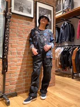 「schott(ショット)のアイテム(ネックレス)」を使った、総料理長(schottのイケオジ)さん(メンズ・170cm)の夏コーディネート