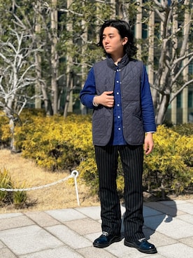 「LAVENHAM(ラベンハム)のアイテム」を使った、Lavenham グランフロント大阪さん(メンズ・167cm)の春コーディネート