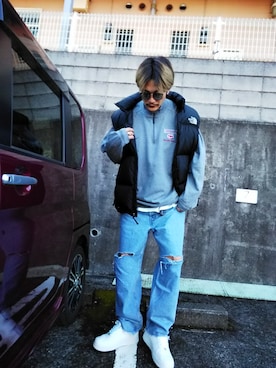 「NIKE(ナイキ)のアイテム(スウェット)」を使った、rms0414さん(メンズ・181cm・40代)の冬コーディネート