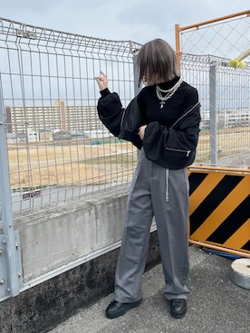 「SPINNS(スピンズ)のアイテム(ジャケット/アウター)」を使った、nayusaさん(レディース・154cm)の春コーディネート