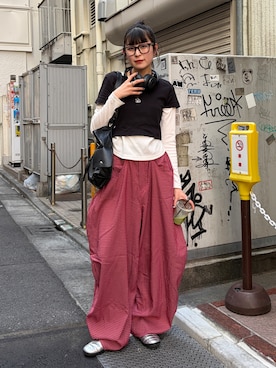 「NIKE(ナイキ)のアイテム」を使った、manaさん(レディース・166cm)の春コーディネート