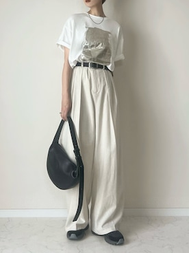 「NIKE(ナイキ)のアイテム(スニーカー)」を使った、haru さん(レディース・162cm)の夏コーディネート