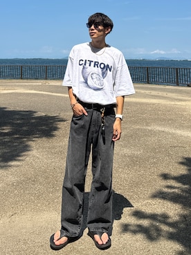 「OOFOS(ウーフォス)のアイテム」を使った、Ryoさん(メンズ・172cm)の秋コーディネート