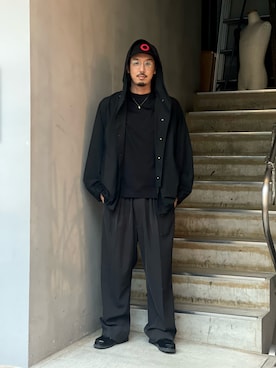 野田崇太郎 GARDEN渋谷さんの「hayha lamka/ヘイヘ ラムカ/hayha lamka HIDE PANTS」を使ったコーディネート