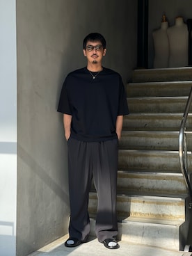 野田崇太郎 GARDEN渋谷さんの「hayha lamka/ヘイヘ ラムカ/hayha lamka HIDE PANTS」を使ったコーディネート