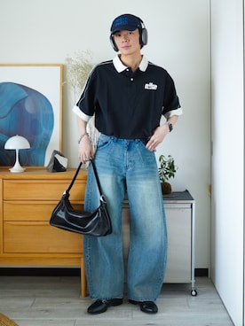 「NIKE(ナイキ)のアイテム(トップス)」を使った、idakaさん(メンズ・172cm)の春コーディネート