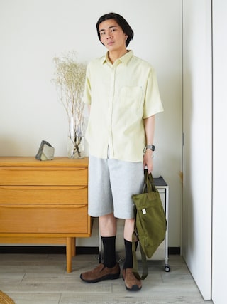 「MERRELL(メレル)の《MERRELL》ジャングル モック レディース(スニーカー)」を使った、idakaさん(メンズ・172cm)の春コーディネート
