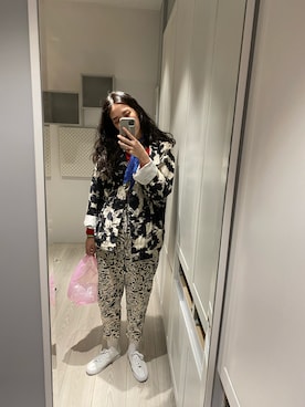 「NIKE(ナイキ)のアイテム(付け襟)」を使った、Tillyさん(レディース・169cm)の冬コーディネート