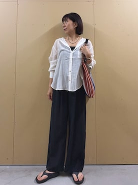 「OOFOS(ウーフォス)のアイテム」を使った、kobayashiさん(レディース・164cm)の春コーディネート