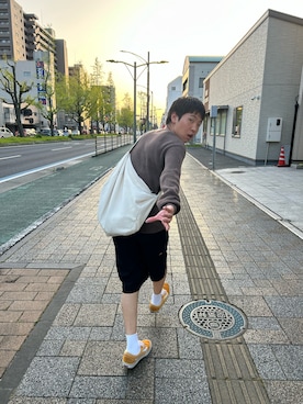 (saki)さんの「お気に入り数2万人突破【Dickies/ディッキーズ】 ワイドルーズ TCツイルショーツ/ スケーターショートパンツ（Dickies | ディッキーズ）」を使ったコーディネート