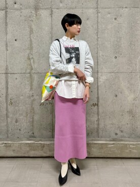 新山さんの（＋81BRANCA | ハチイチブランカ）を使ったコーディネート
