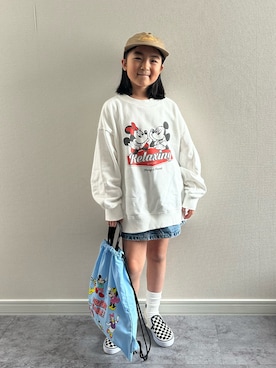 「VANS(バンズ)のアイテム(スニーカー)」を使った、y___aさん(キッズ・120cm)の春コーディネート