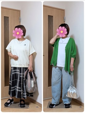 「NIKE(ナイキ)のアイテム(スニーカー)」を使った、こすもすさん(レディース・150cm)の冬コーディネート