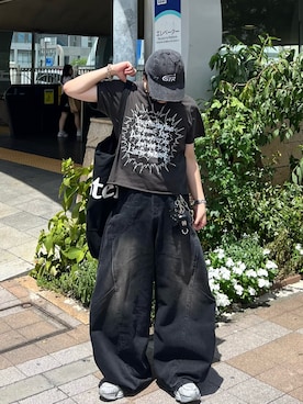 「NIKE(ナイキ)のアイテム(スニーカー)」を使った、Seigoさん(メンズ・165cm)の夏コーディネート
