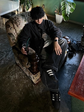 Seigoさんの「LAYERED 3WAY MILITARY BLOUSON(SHORT M-65)」を使ったコーディネート