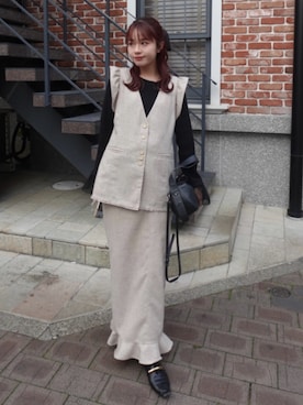 ねっしー.さん(レディース・159cm)の冬コーディネート