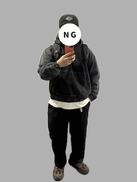 「NIKE(ナイキ)のアイテム(スニーカー)」を使った、あべしさん(メンズ・170cm・30代)の冬コーディネート