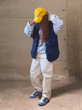 「NIKE(ナイキ)のアイテム(スニーカー)」を使った、ありさん(レディース・149cm)の春コーディネート