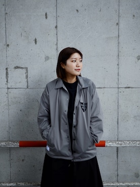 「schott(ショット)のアイテム(スカート)」を使った、AYANEさん(レディース・166cm)の冬コーディネート
