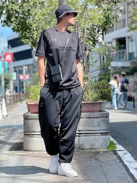 「NIKE(ナイキ)のアイテム」を使った、イサムちゃんさん(メンズ・192cm)の秋コーディネート
