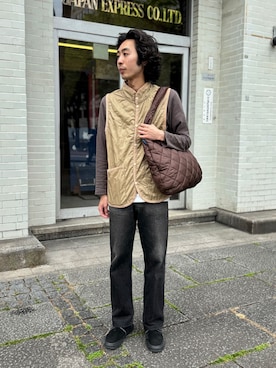 「LAVENHAM(ラベンハム)のアイテム」を使った、Lavenham 横浜さん(メンズ・167cm)の春コーディネート