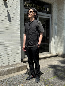 「LAVENHAM(ラベンハム)のアイテム」を使った、Lavenham 横浜さん(メンズ・180cm)の春コーディネート