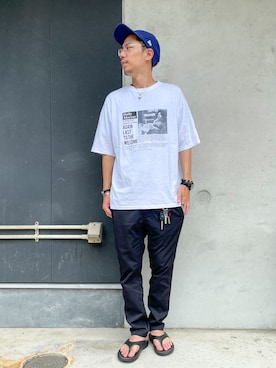 「OOFOS(ウーフォス)のアイテム」を使った、 K-taさん(メンズ・170cm)の夏コーディネート