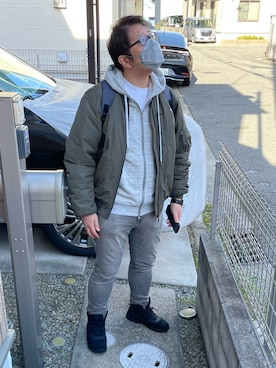 「NIKE(ナイキ)のアイテム(ブーツ)」を使った、yukky19811214さん(メンズ・175cm・40代)の冬コーディネート