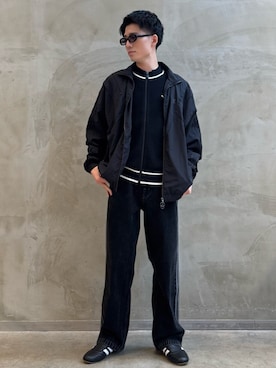 「adidas(アディダス)のアイテム(カーディガン/ボレロ)」を使った、OKさん(メンズ・183cm)の冬コーディネート