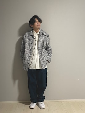 UW168さんの「LAYERED 3WAY MILITARY BLOUSON(SHORT M-65)」を使ったコーディネート