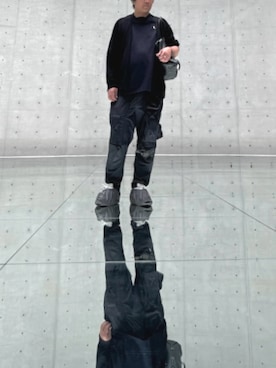 「NIKE(ナイキ)のアイテム(パンツ)」を使った、6000さん(メンズ・172cm)の春コーディネート