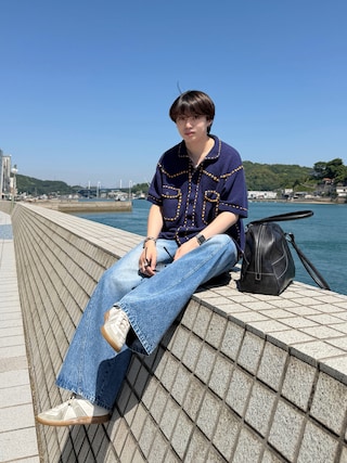 「PHINGERIN(フィンガリン)の【PHINGERIN/フィンガリン】SUMMER PG1 WESTERN SHIRT(シャツ/ブラウス)」を使った、がーさん(メンズ・177cm)の春コーディネート