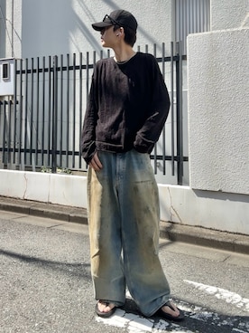 「OOFOS(ウーフォス)のアイテム」を使った、ゆうさん(メンズ・178cm)の春コーディネート