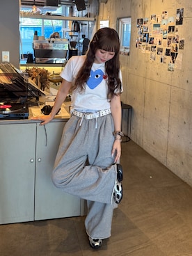 「NIKE(ナイキ)のアイテム(スニーカー)」を使った、ひいなさん(レディース・165cm)の夏コーディネート