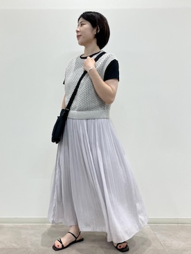 「NIKE(ナイキ)のアイテム(ショルダーバッグ)」を使った、ゆんさん(レディース・155cm・30代)の夏コーディネート